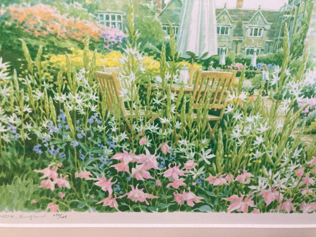 【送料無料】笹倉鉄平 ［グレヴタイの庭］シルクスクリーン