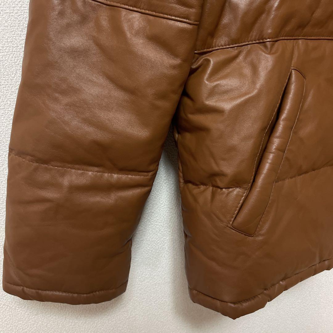 ■ WIND ARMOR レザーダウンジャケット ウィンドアーマー　本革　羊革