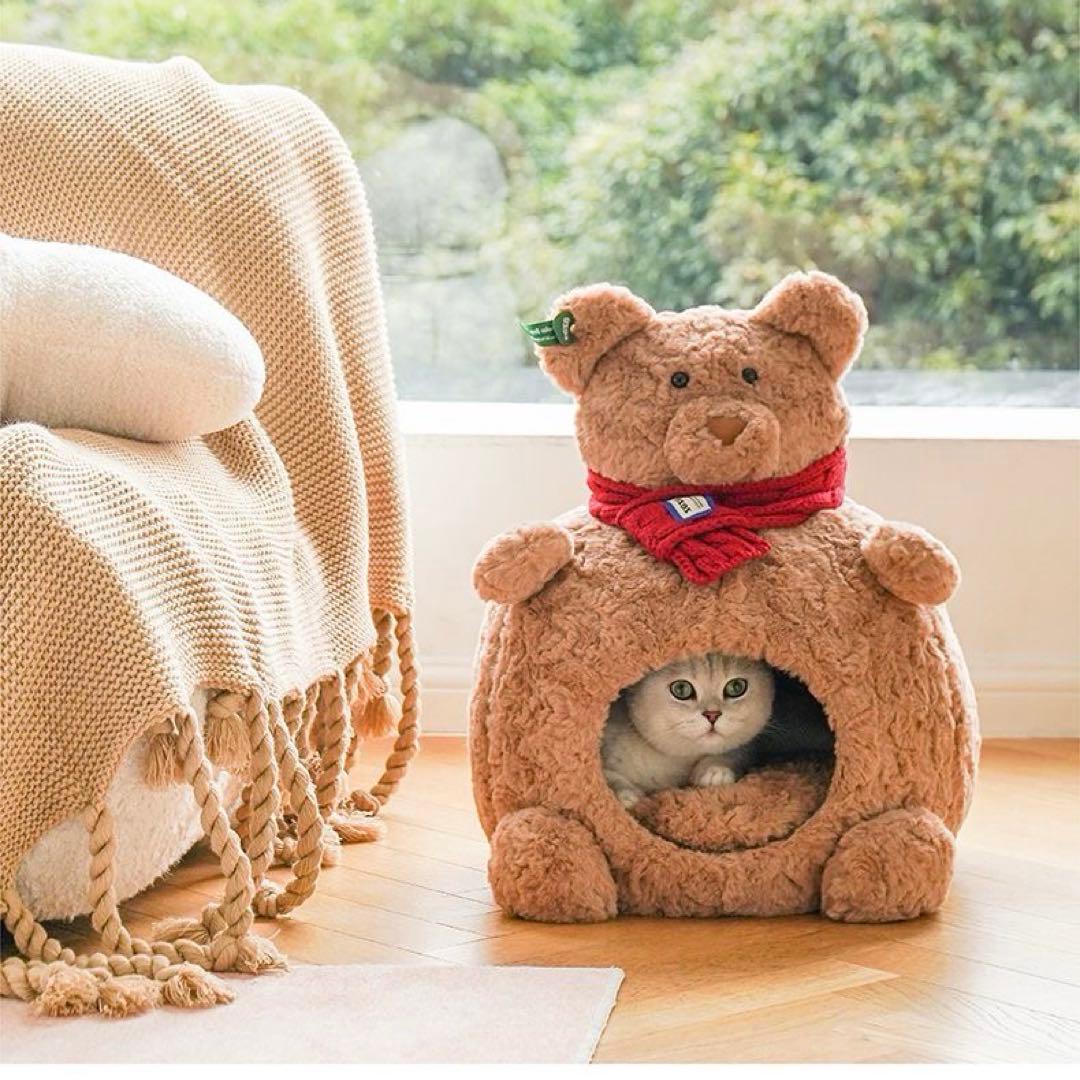 犬猫用　クッション　Bear House ハウス