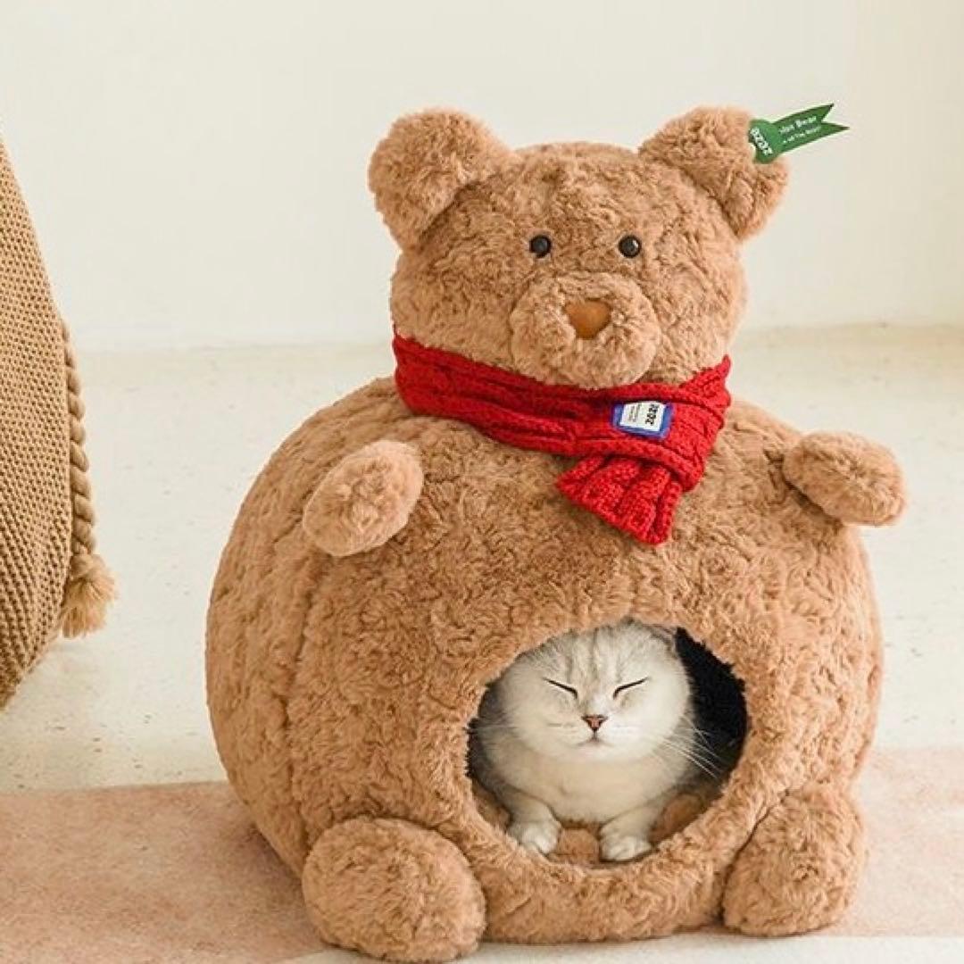 犬猫用　クッション　Bear House ハウス