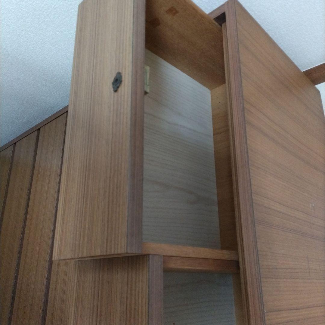 ブラウン木製タンス 8引き出し