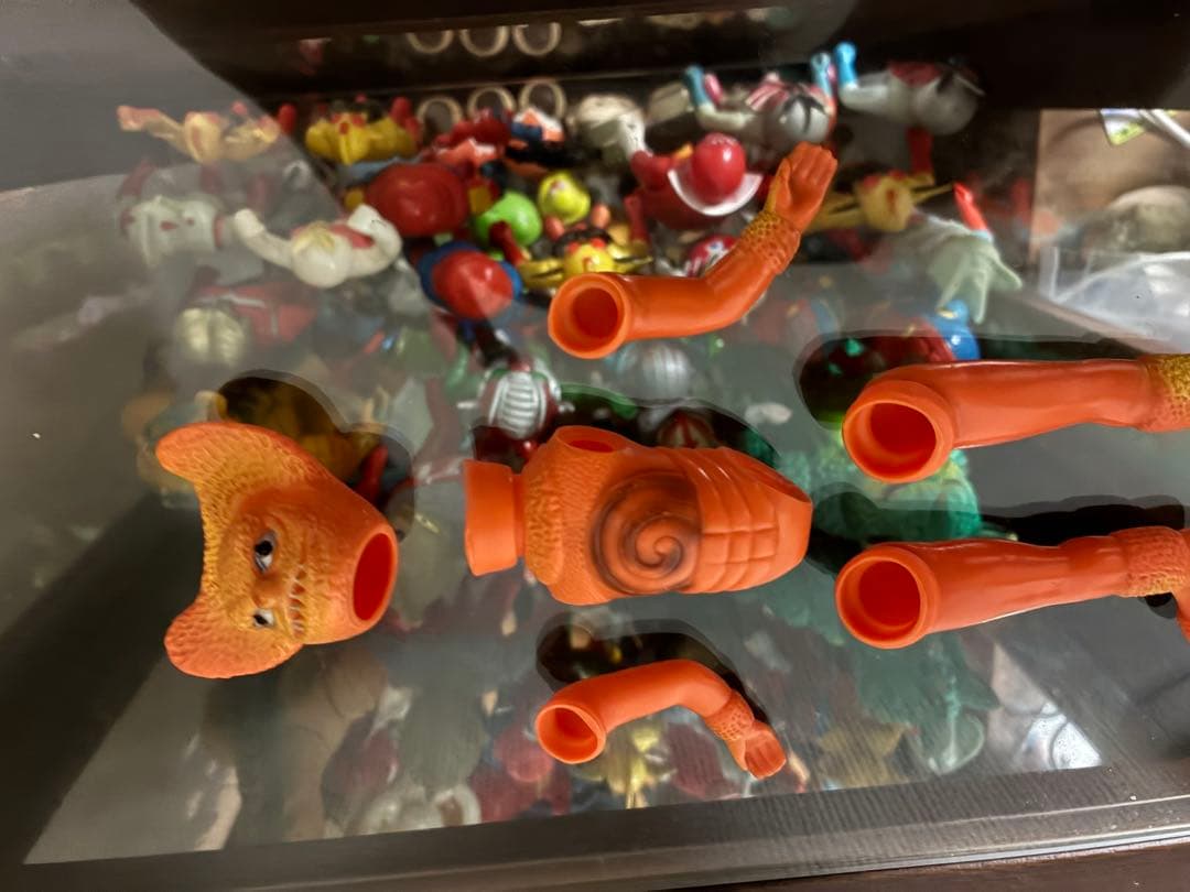 当時物　ブルマァク　ライオン丸・ムササビアン　ソフビ