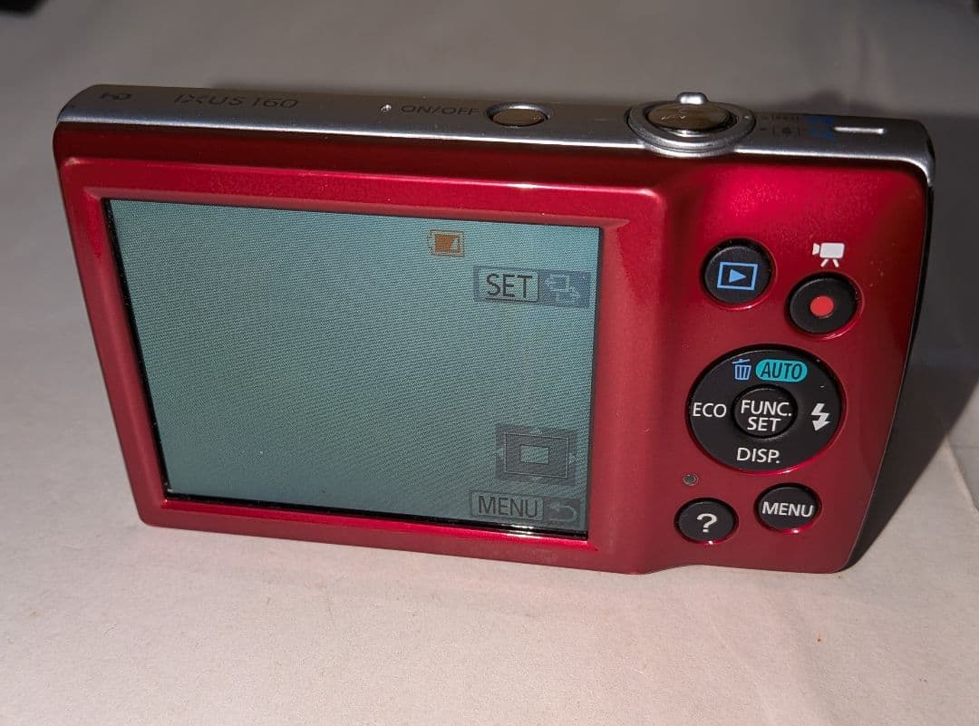 canon　ixus 160 デジカメ　レッド