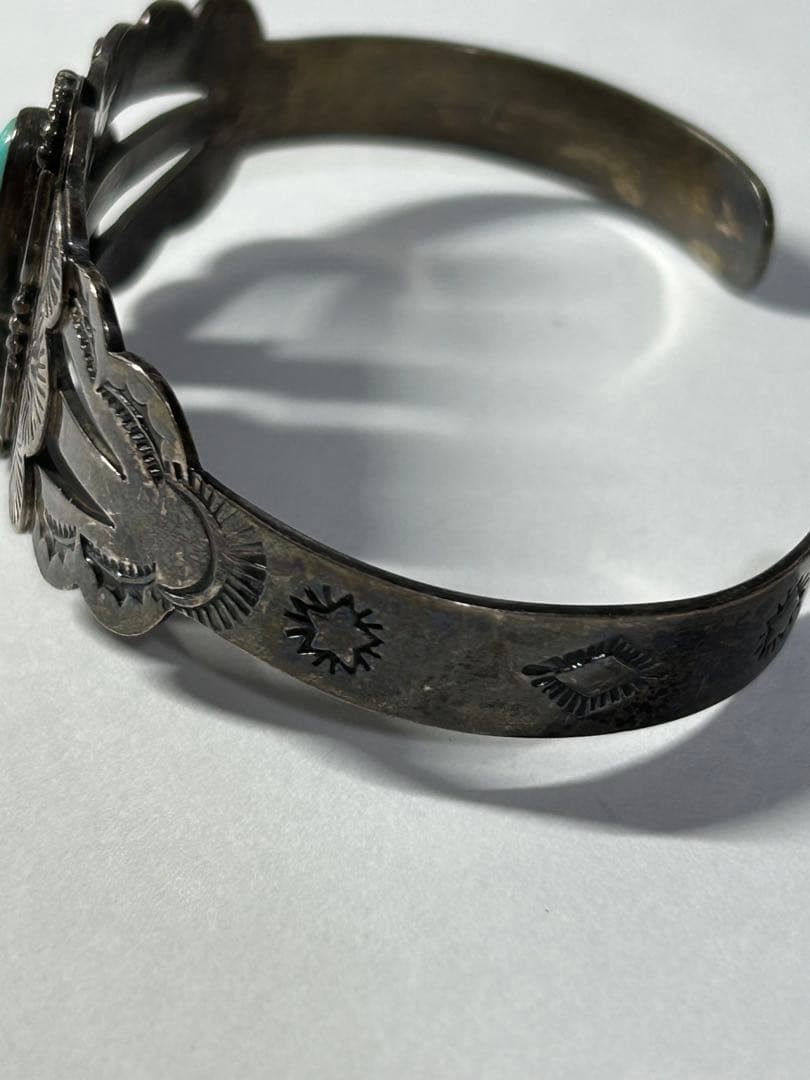 シルバー バングル　ヴィンテージ　navajo インディアンジュエリー