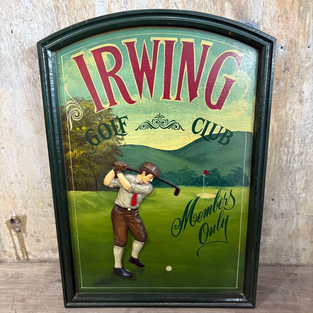 ウォールデコ　パネル　ゴルフクラブ　カントリーコーナー