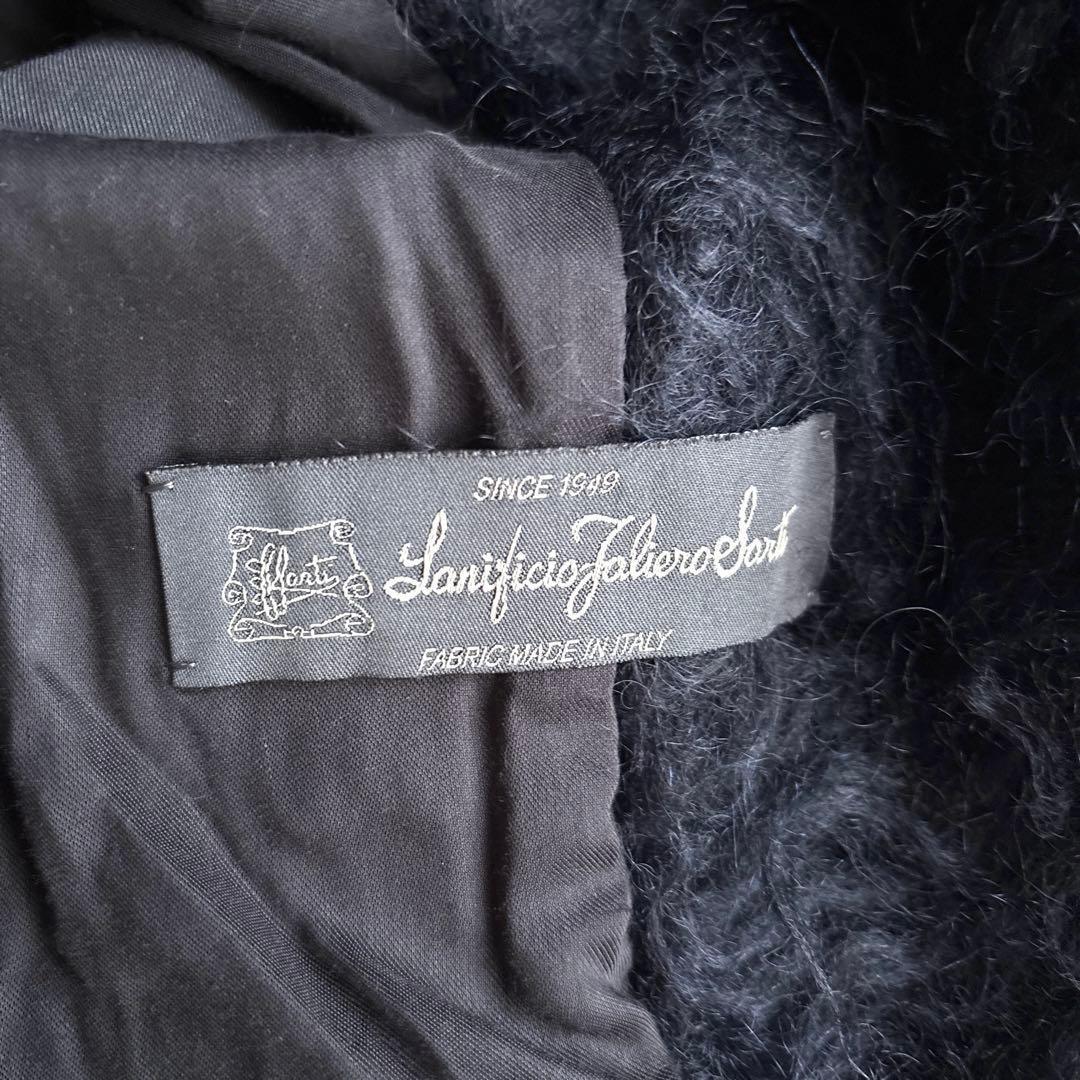 美品 デパリエ モヘアシャギーコート 38 オーバーサイズ 定価17万 黒