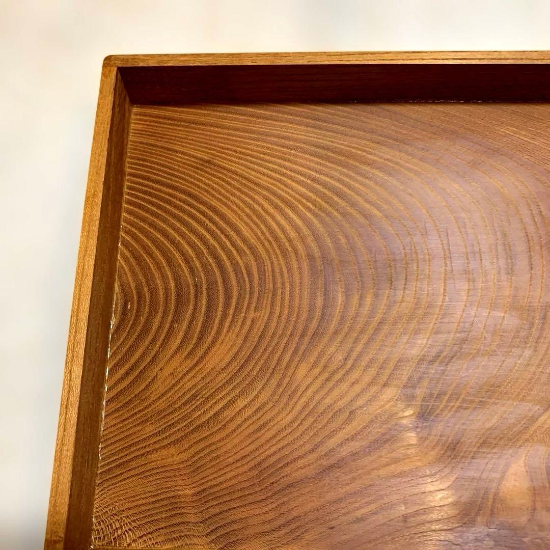 未使用　木製　ケヤキ　欅　木箱