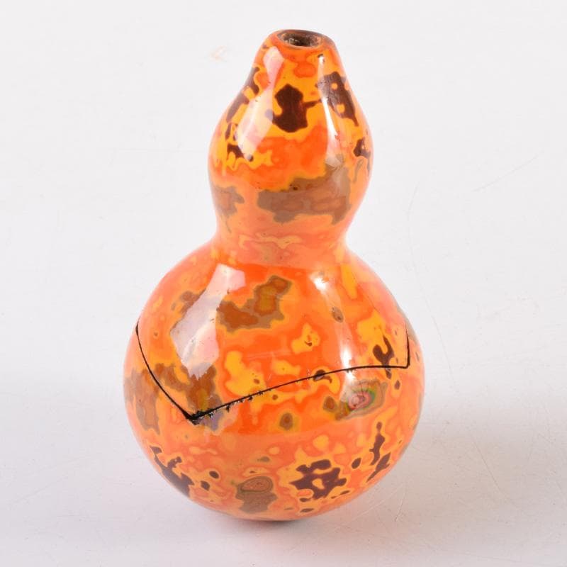 喫煙具　若狭塗　金虫喰塗　莨壷　煙草入　共箱　V　7189