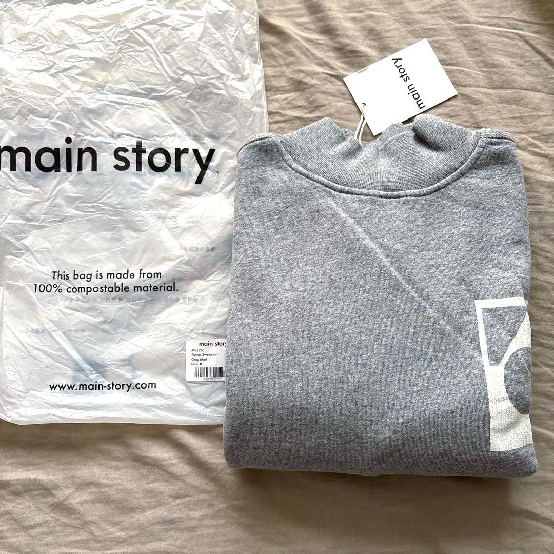 mainstory main story スエット スウェット グレー 8y