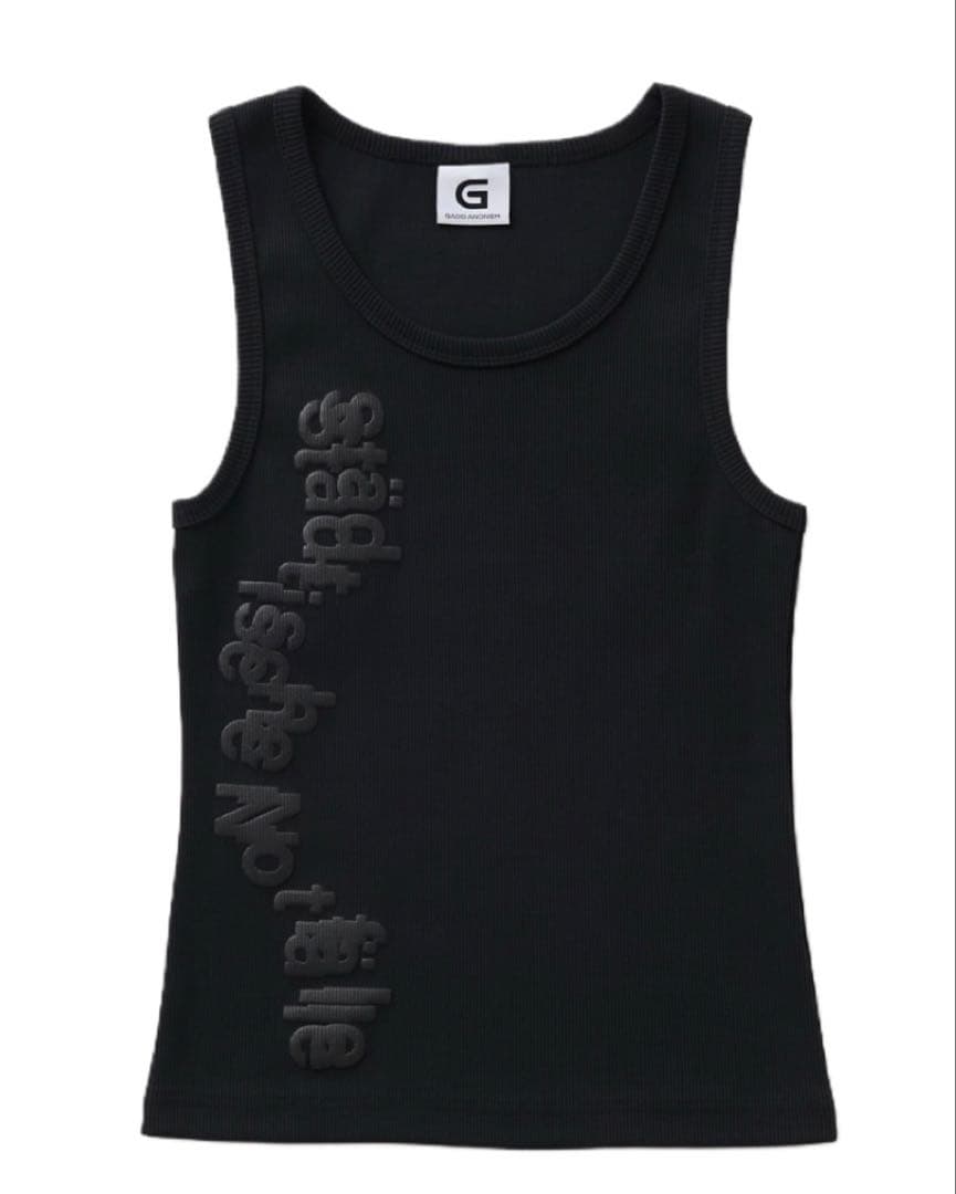 gadid anoniem LEWIN / BLACK タンクトップ
