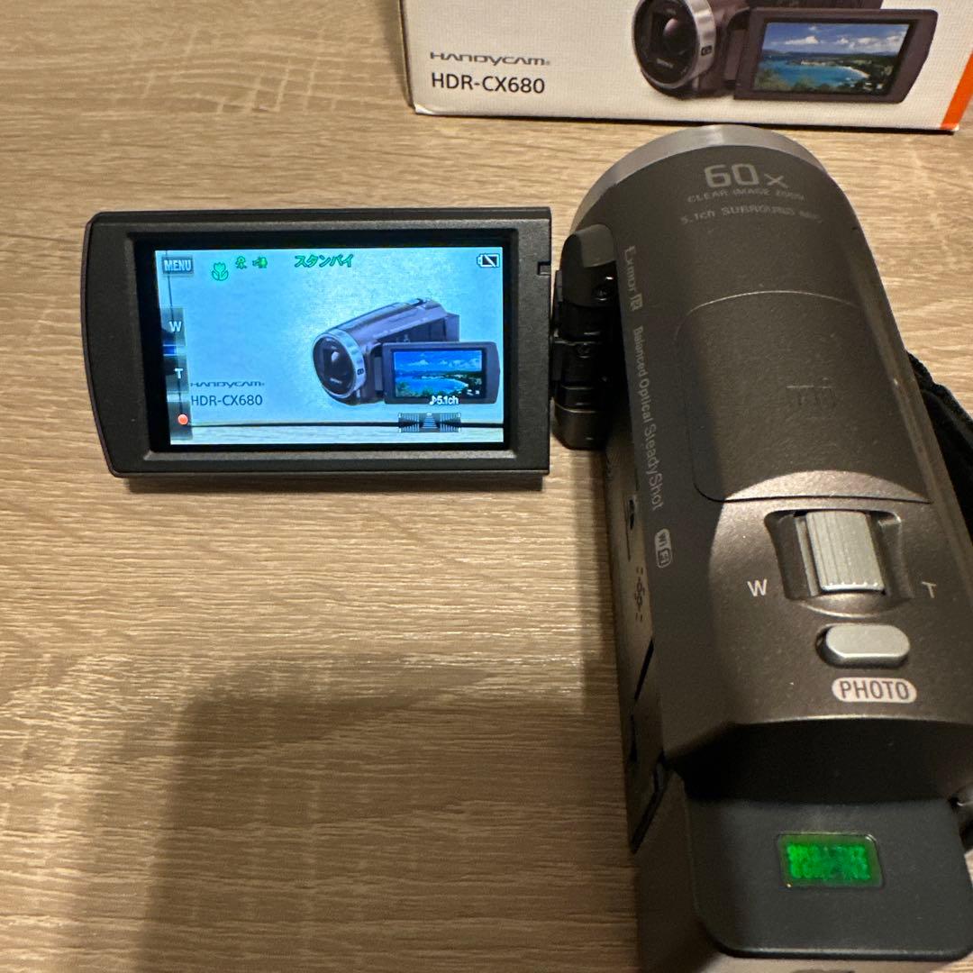 sony hdr-cx680 ビデオカメラ　ダークブラウン