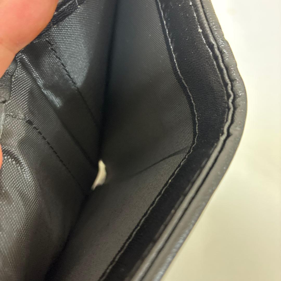 miu miu キルティング ブラック 二つ折り財布