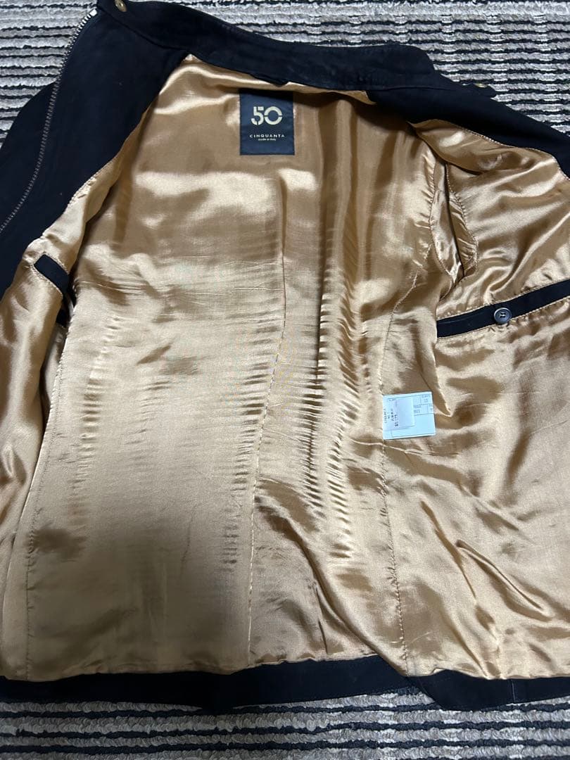 CINQUANTA /スエードライダース/ゴールドジップ46