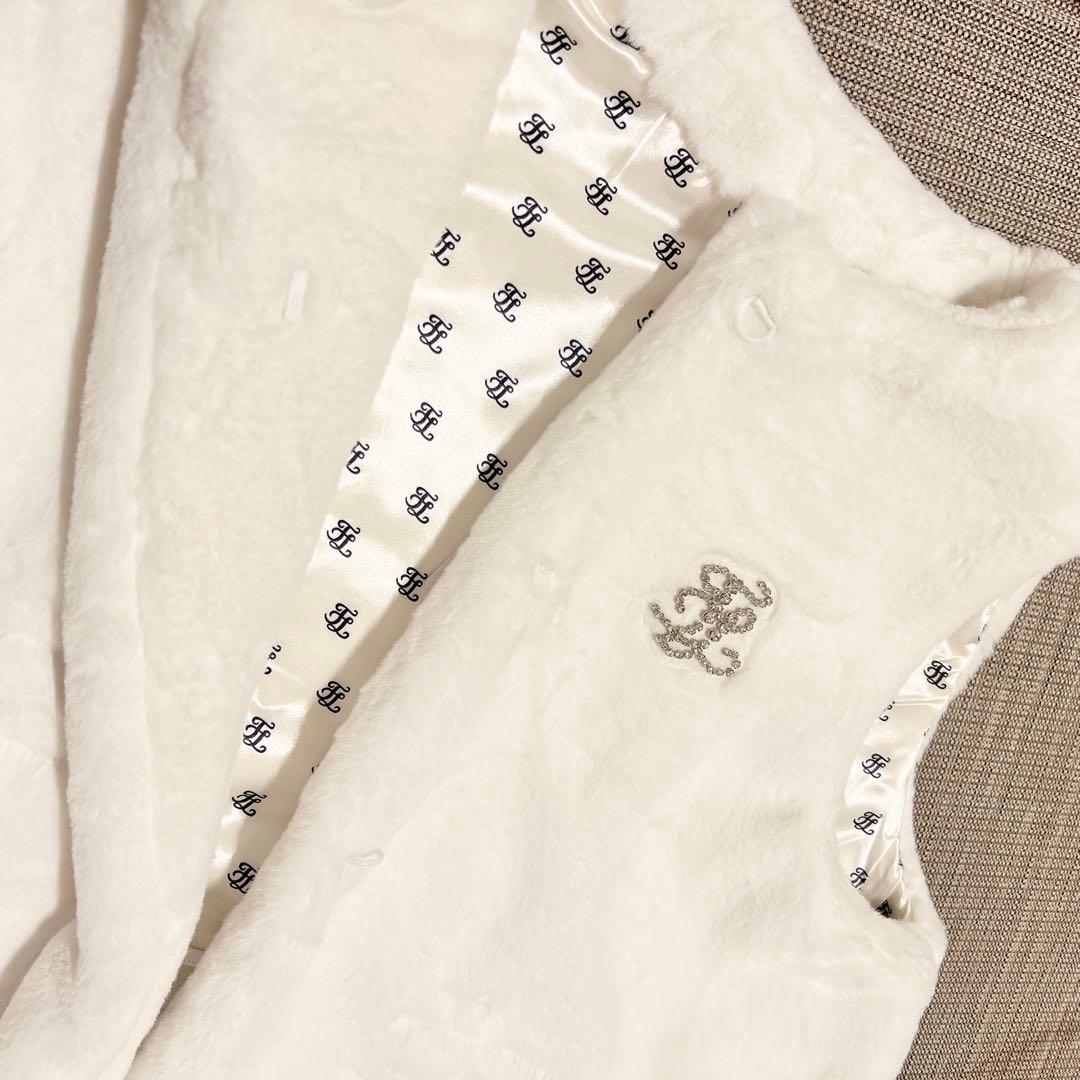 【♡】fairliar厚手ふわふわアウター　ベスト　ジャケット　モコモコ　ファー