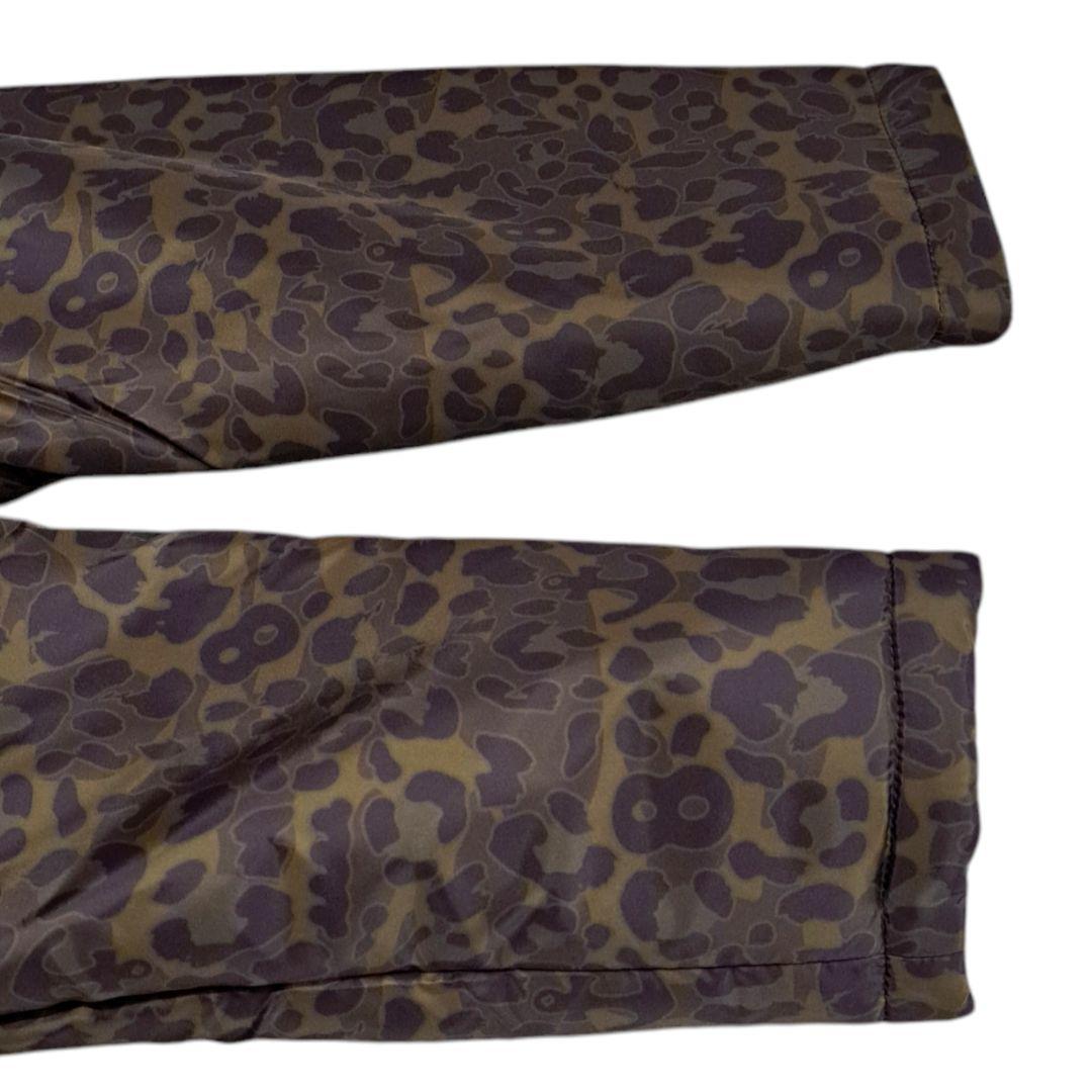 【新品タグ付】ムータマリン　UV撥水　フーデッドコート　サイズ4　S　レオパード