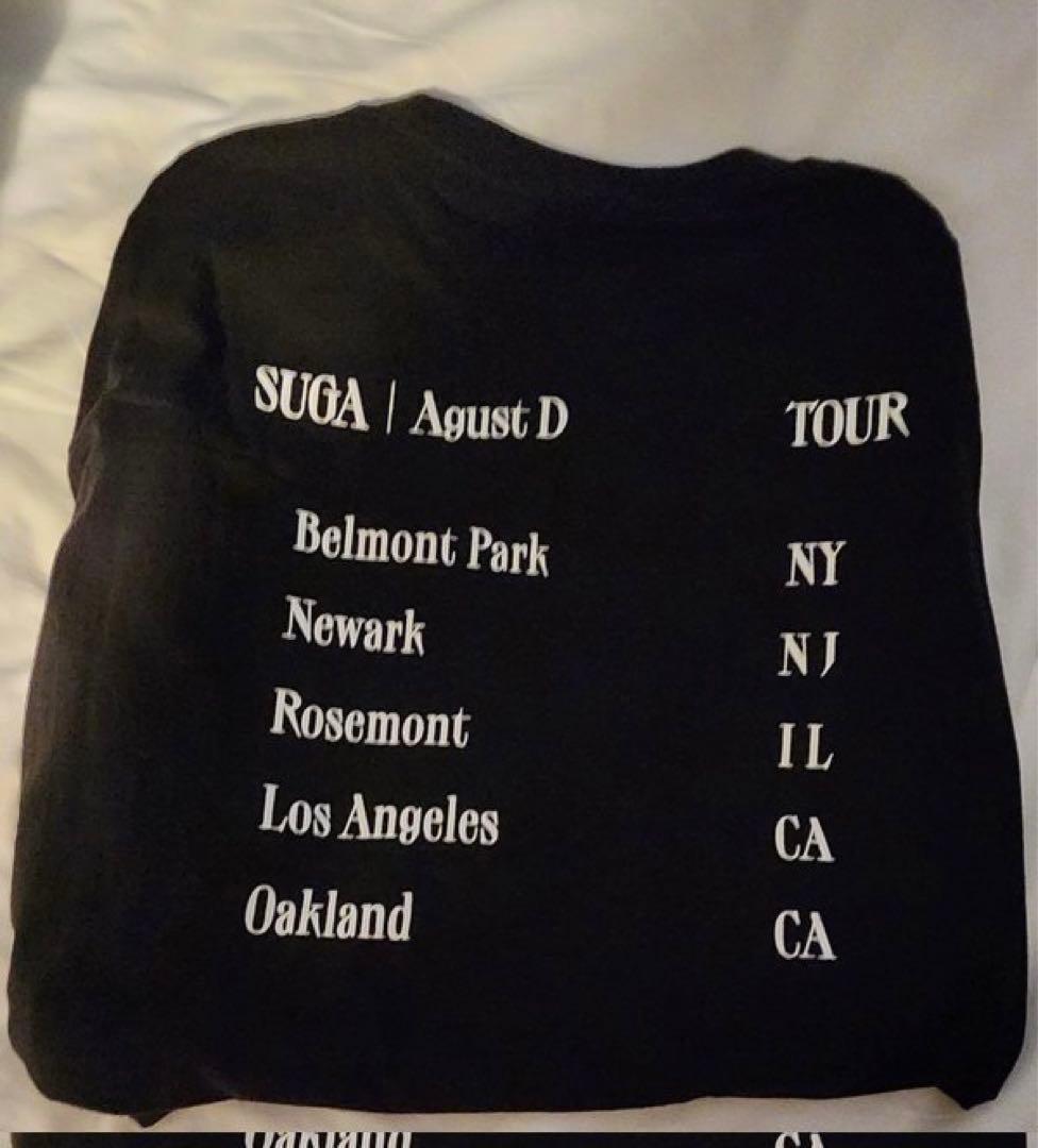 ユンギ着用 SUGA Agust D D-DAY Tシャツ US限定ver.