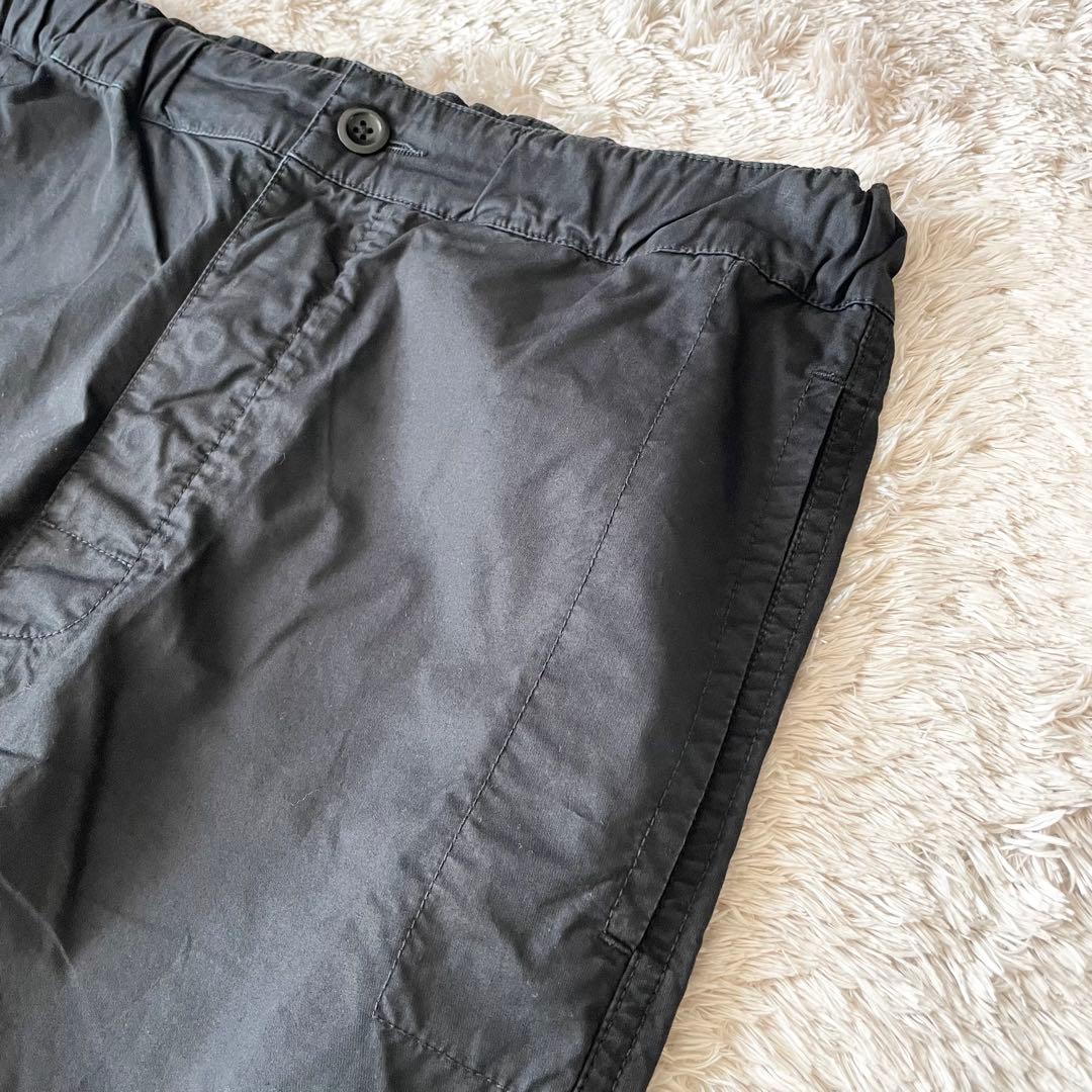 美品 MHL ファインコットンイージーパンツ 1 黒