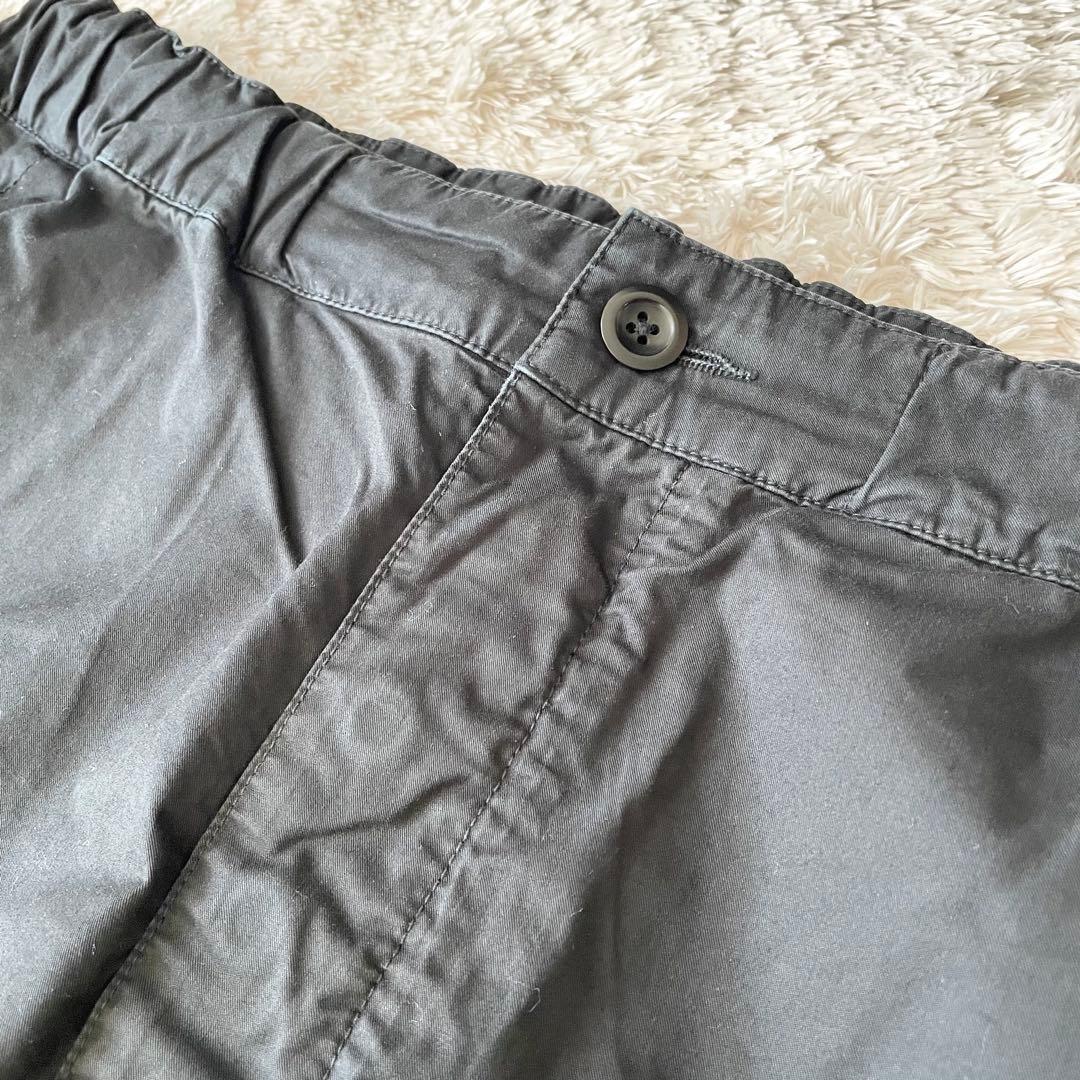 美品 MHL ファインコットンイージーパンツ 1 黒