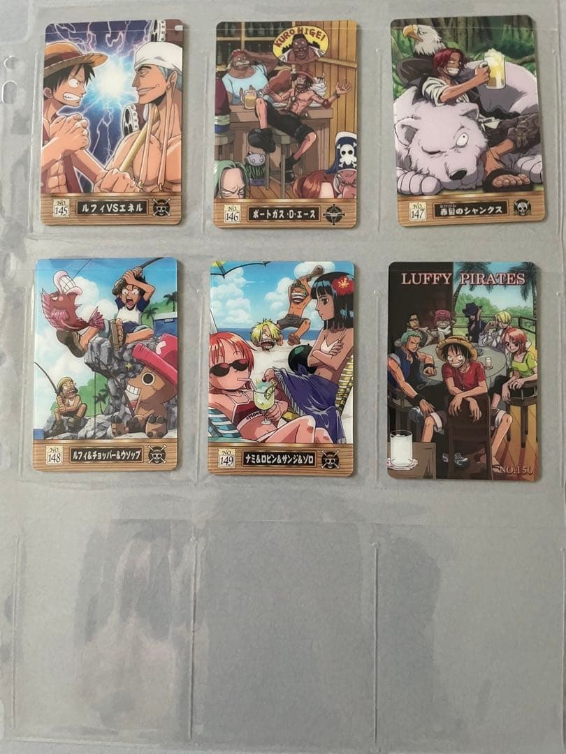 コンプ ワンピース 海賊王グミカードNo.1〜325 懸賞当選品カードとアルバム