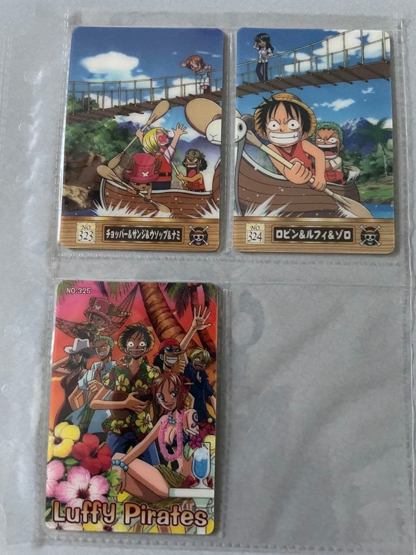 コンプ ワンピース 海賊王グミカードNo.1〜325 懸賞当選品カードとアルバム
