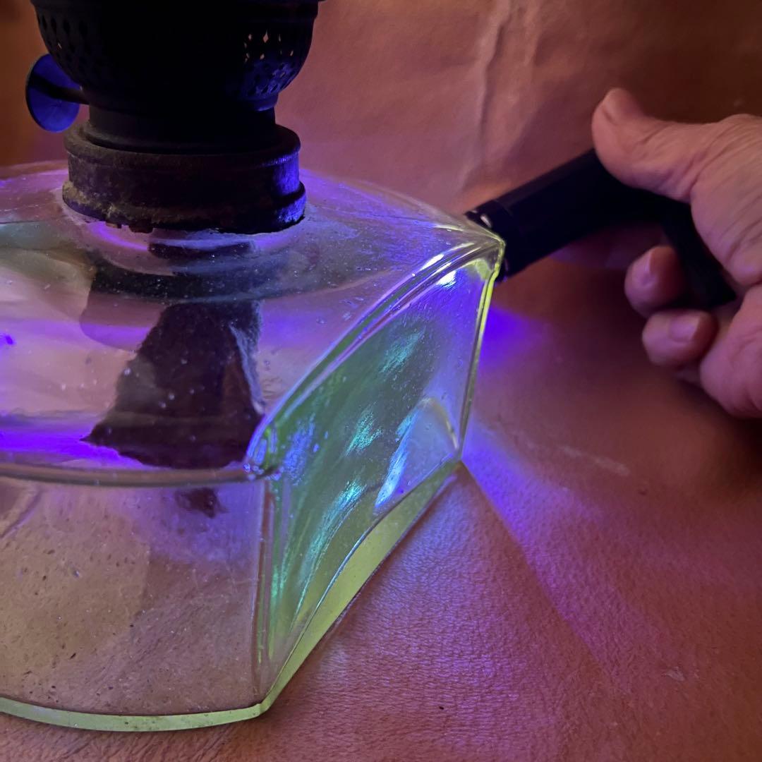 骨董 明治時代 石油ランプ　洋燈