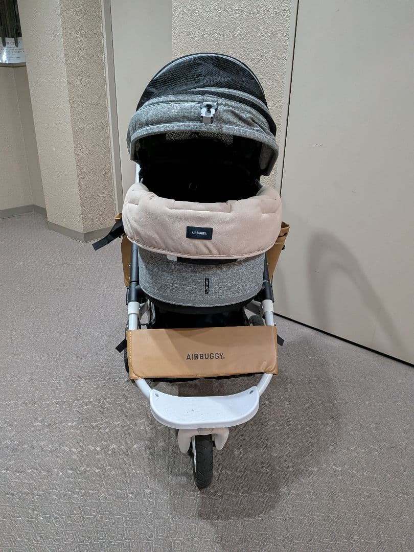 【美琴】AIRBUGGY ペットカート アースグレー