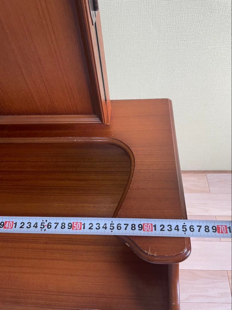 値下げ中‼︎【アンティーク】木製三面鏡ドレッサー　昭和レトロ