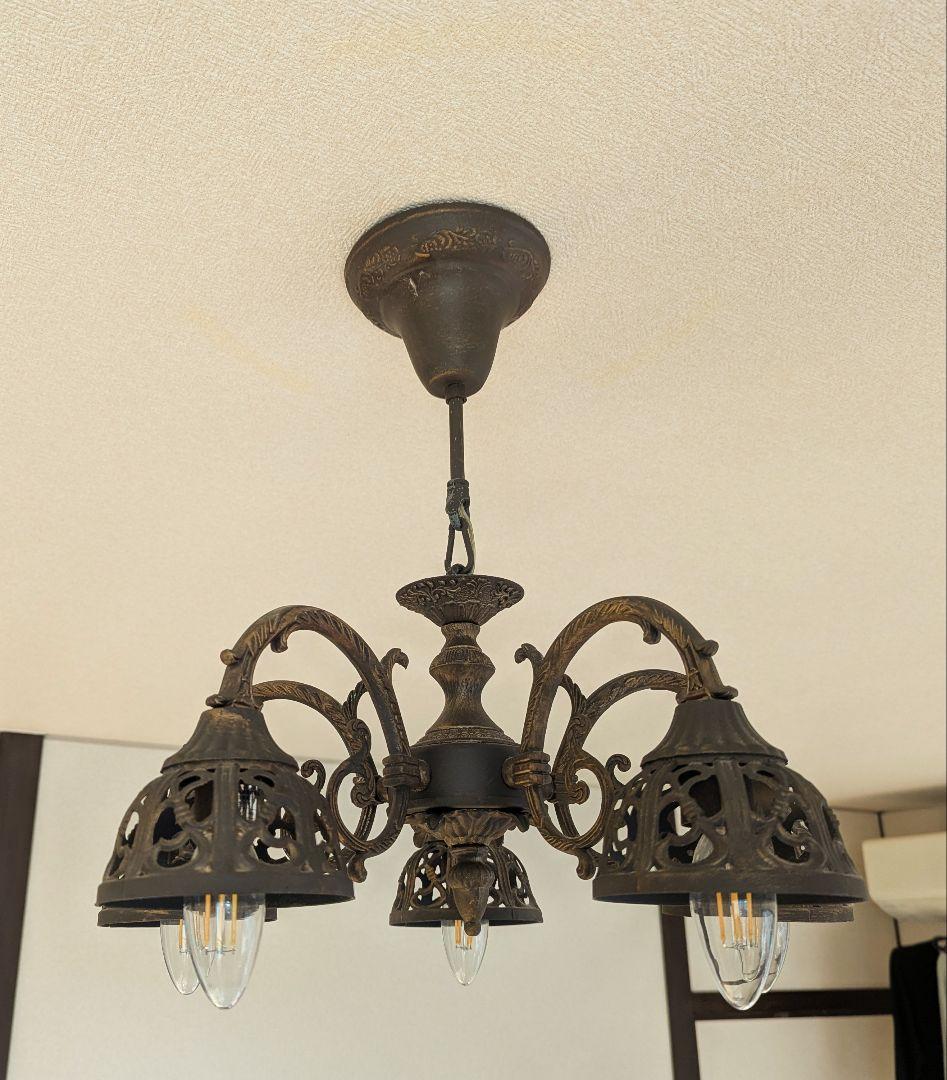 ムーラ アストル シャンデリア 中古 インテリア アンティーク シーリングライト