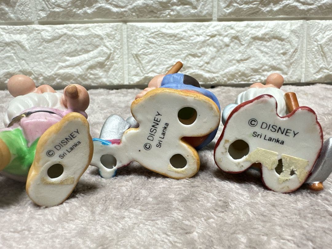 ✨レア❤️✨白雪姫　7人のこびと 陶器製 置物 ディズニーストア　8体セット　美品