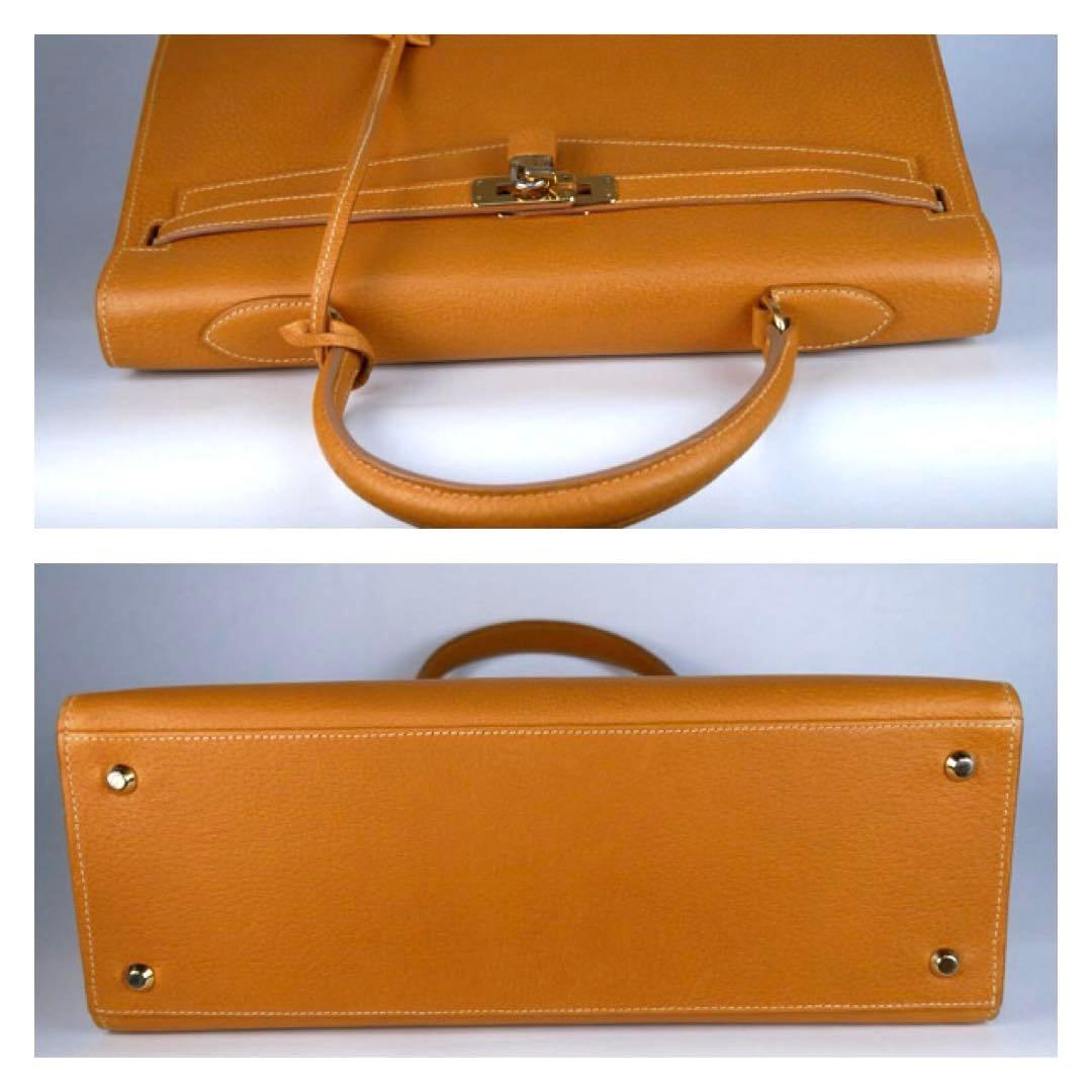 希少美品　Cellerini チェレリーニ　2Wayバッグ　キャメル　ゴールド