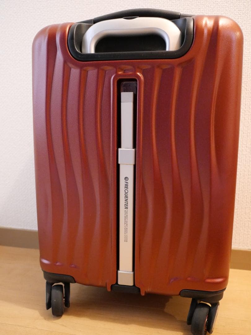 超静音キャリーケース 34L フロントオープン 機内持込み可 ストッパー付