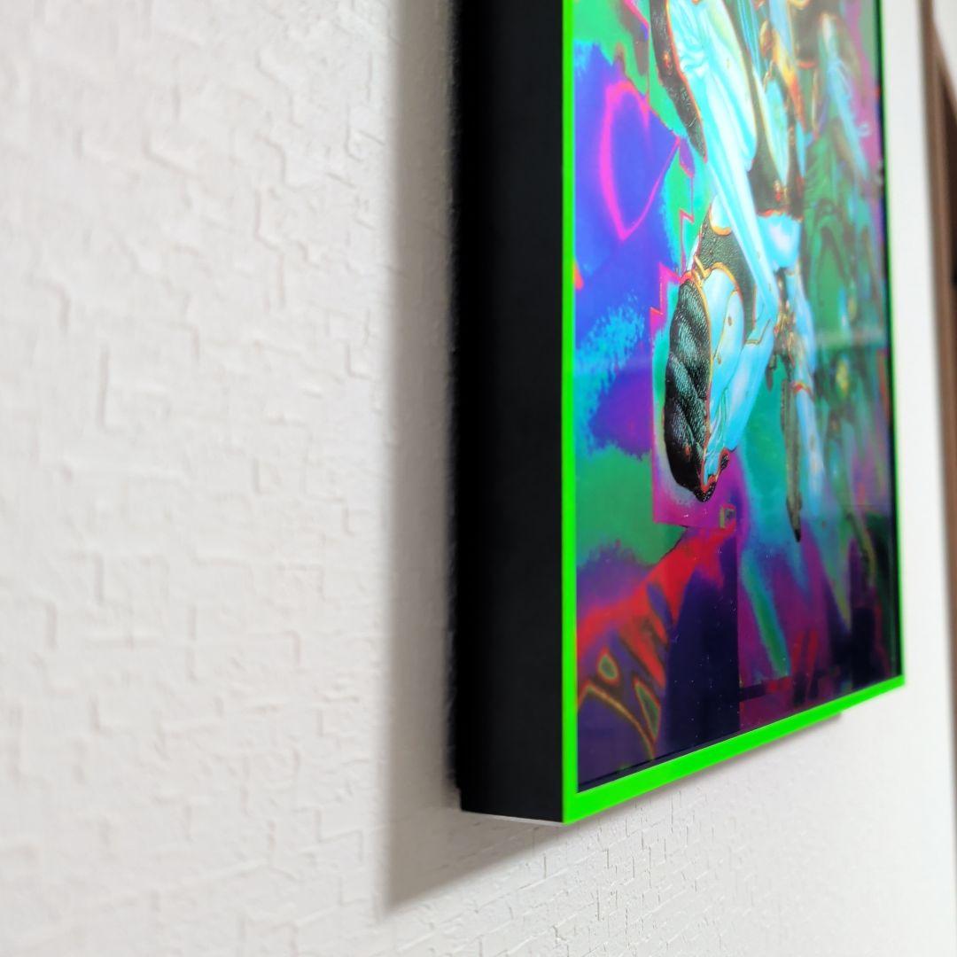 攻殻機動隊 士郎正宗 1990年代 ヴィンデージポスター B3 蛍光グリーン