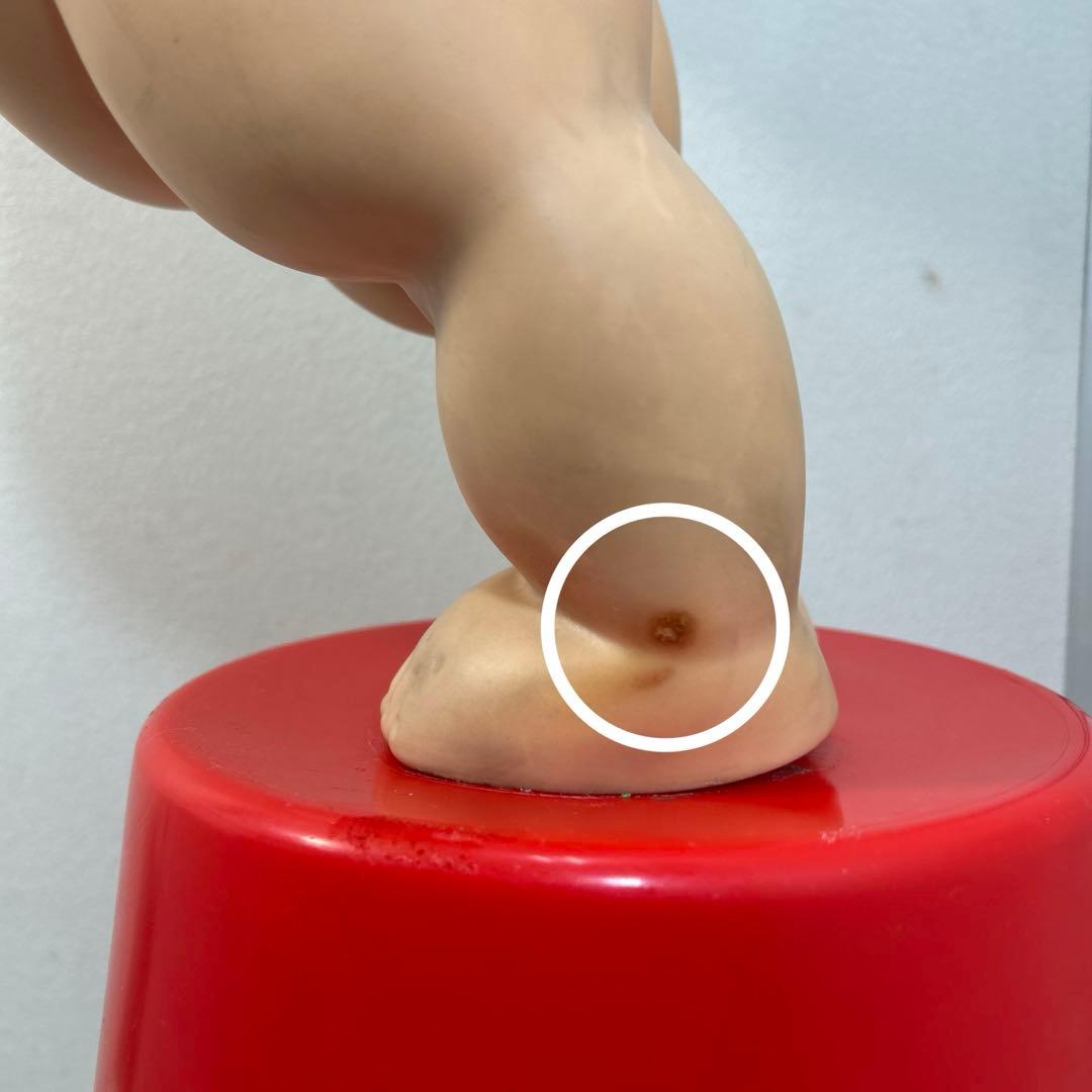 ☆非売品　昭和レトロ　当時物　キューピー人形台座付　高さ83㎝　特大　大きい☆