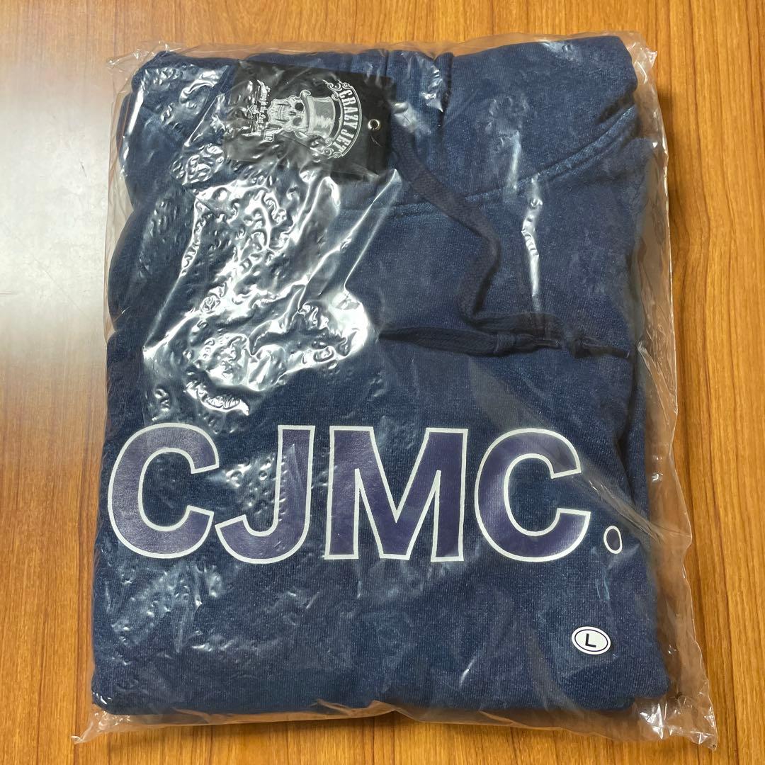 CRAZY JET インディゴ　パーカー　Lサイズ 清木場俊介　未使用