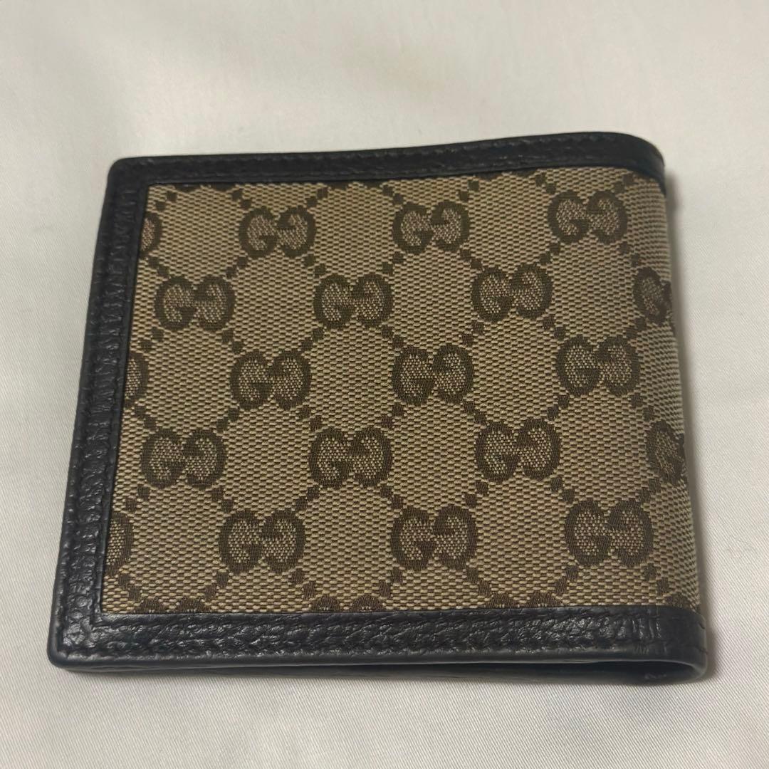 あ*り様 Gucci GGパターン 二つ折り財布