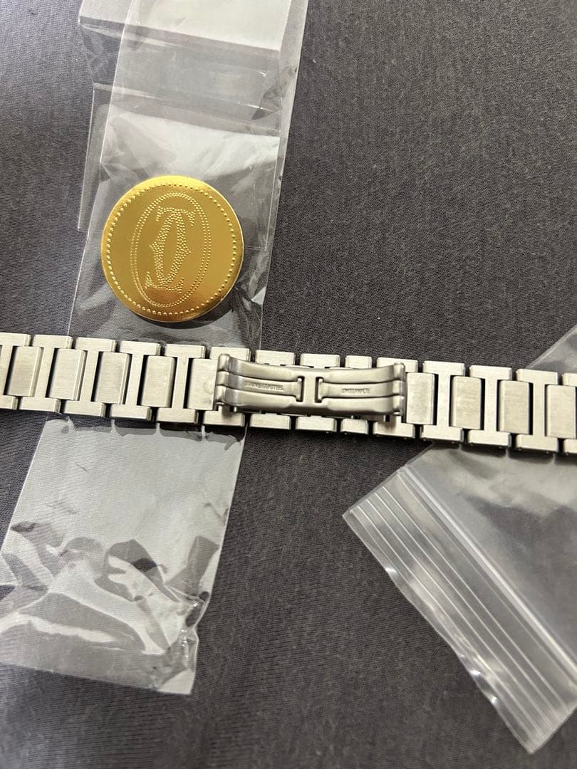 カルティエ　タンクマストSM ステンレスベルト