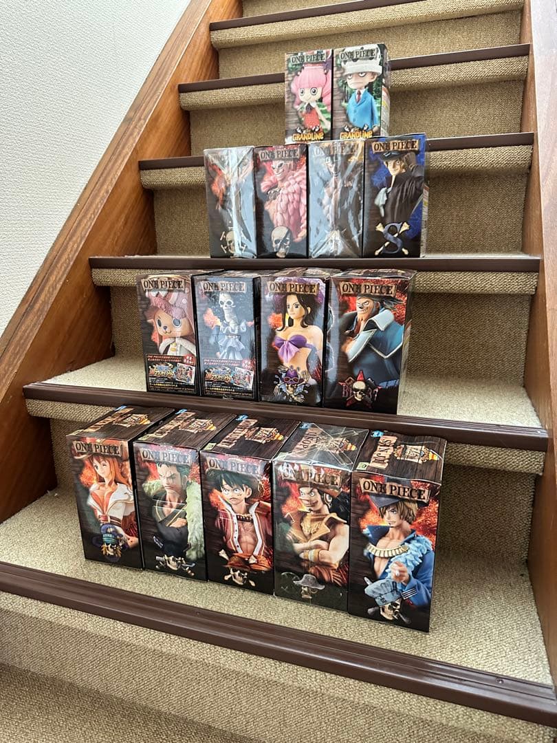 ワンピース DXF 15th 麦わらの一味フルコンプ等 15体セット フィギュア