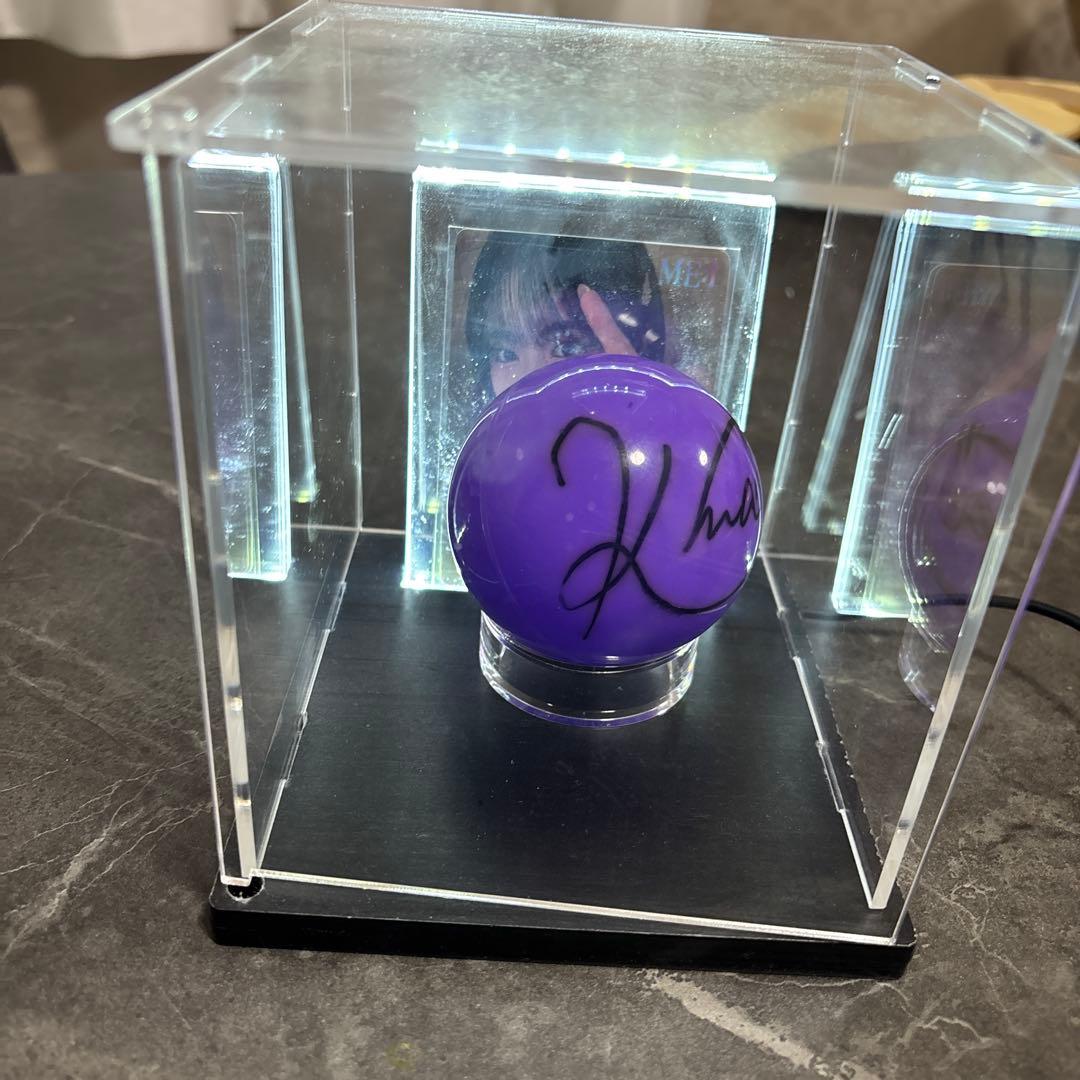 ME:I 心菜　サインボール　箱　トレカ　付き