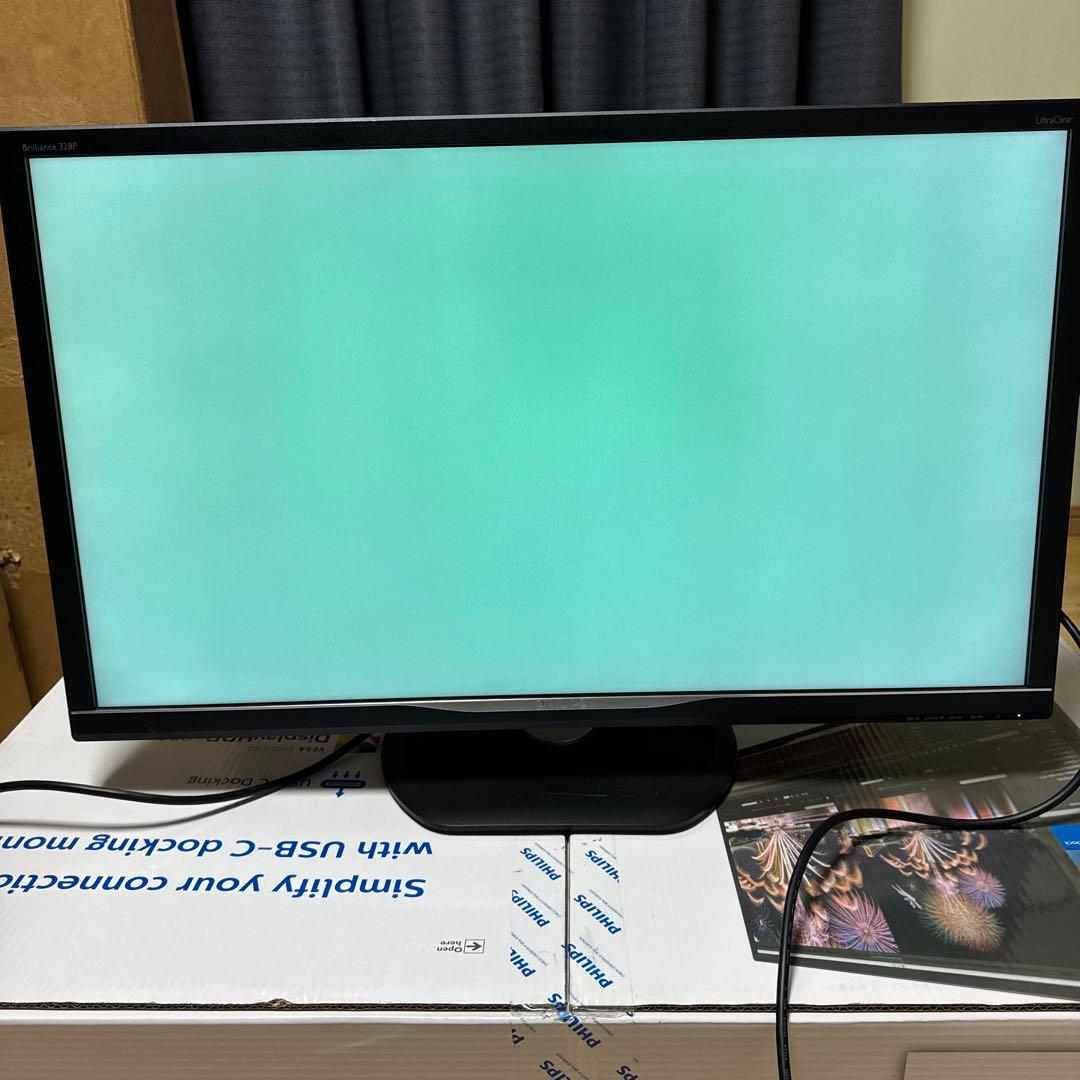 PHILIPS 31.5インチ4Kモニター ディスプレイ 328P6VUBREB