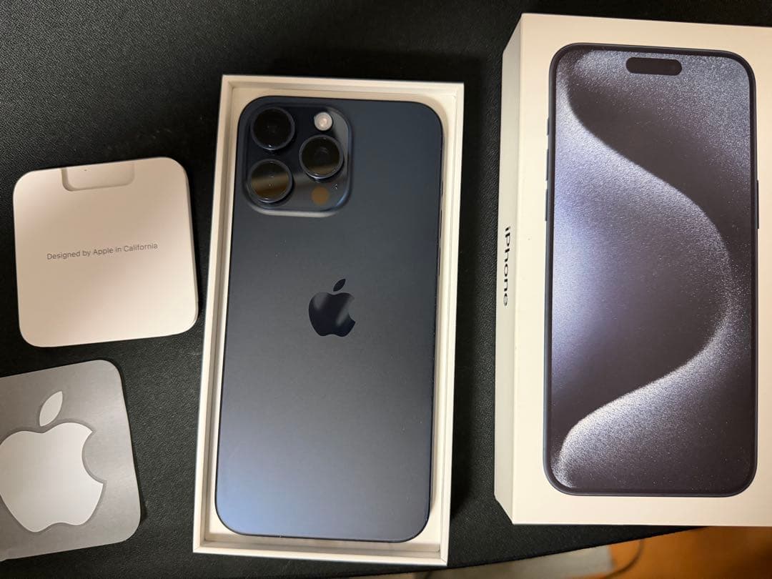 iPhone15proMAX 256GB ブルーチタニウム