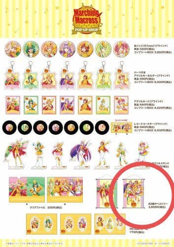 マクロスΔ　タペストリー　4種セット