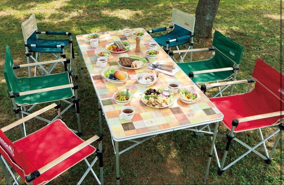 BBQシーズンに是非！ ⭐︎コールマンナチュラルモザイクリビングテーブル180⭐︎