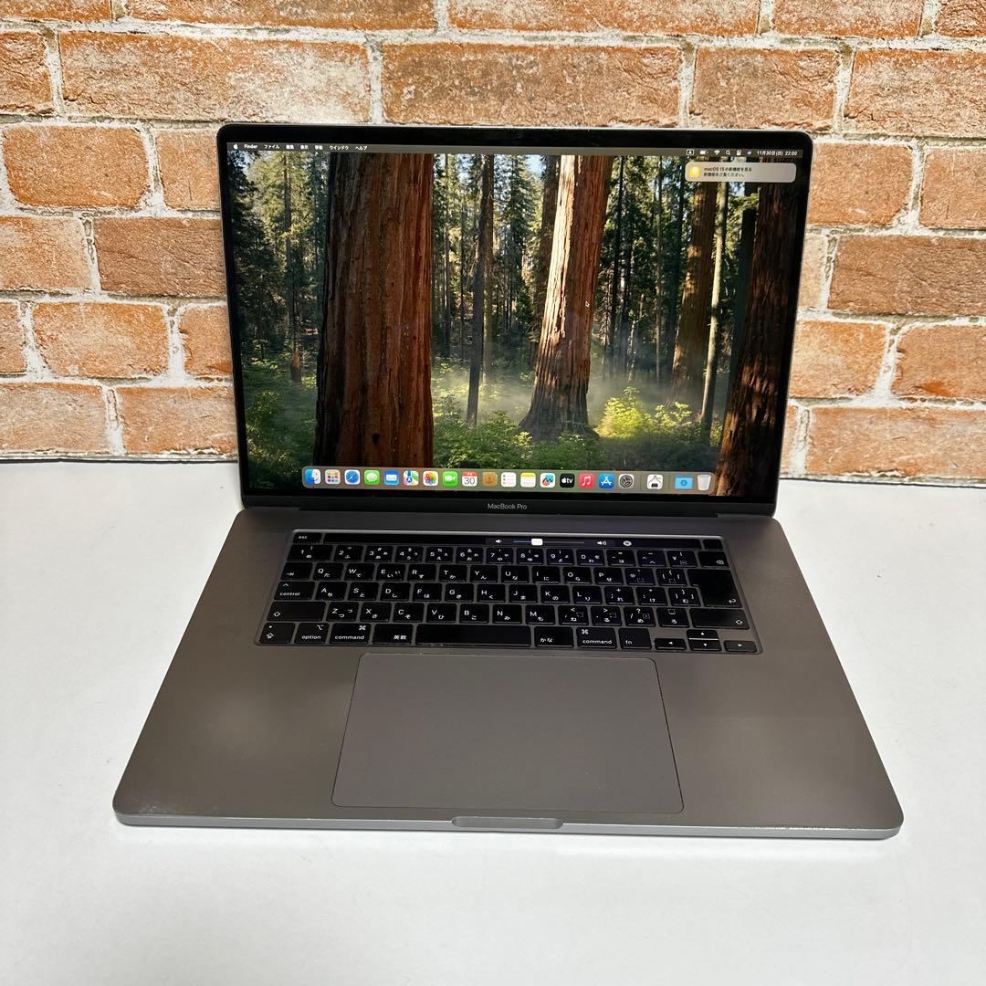 MacBook Pro 2019年　16インチ　SSD512GB メモリ16GB