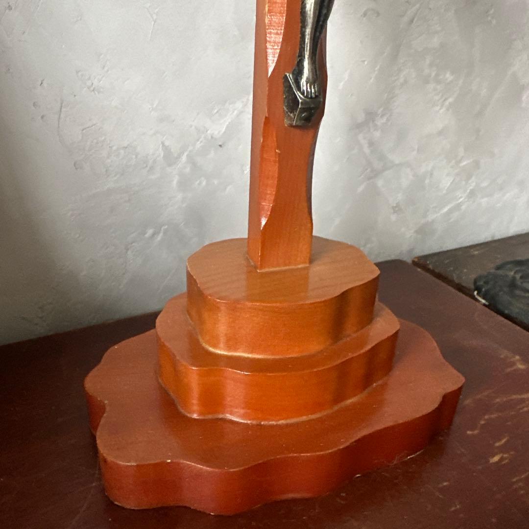 瞬間的お値下げ‼️木製十字架 INRI付き　ヴィンテージ