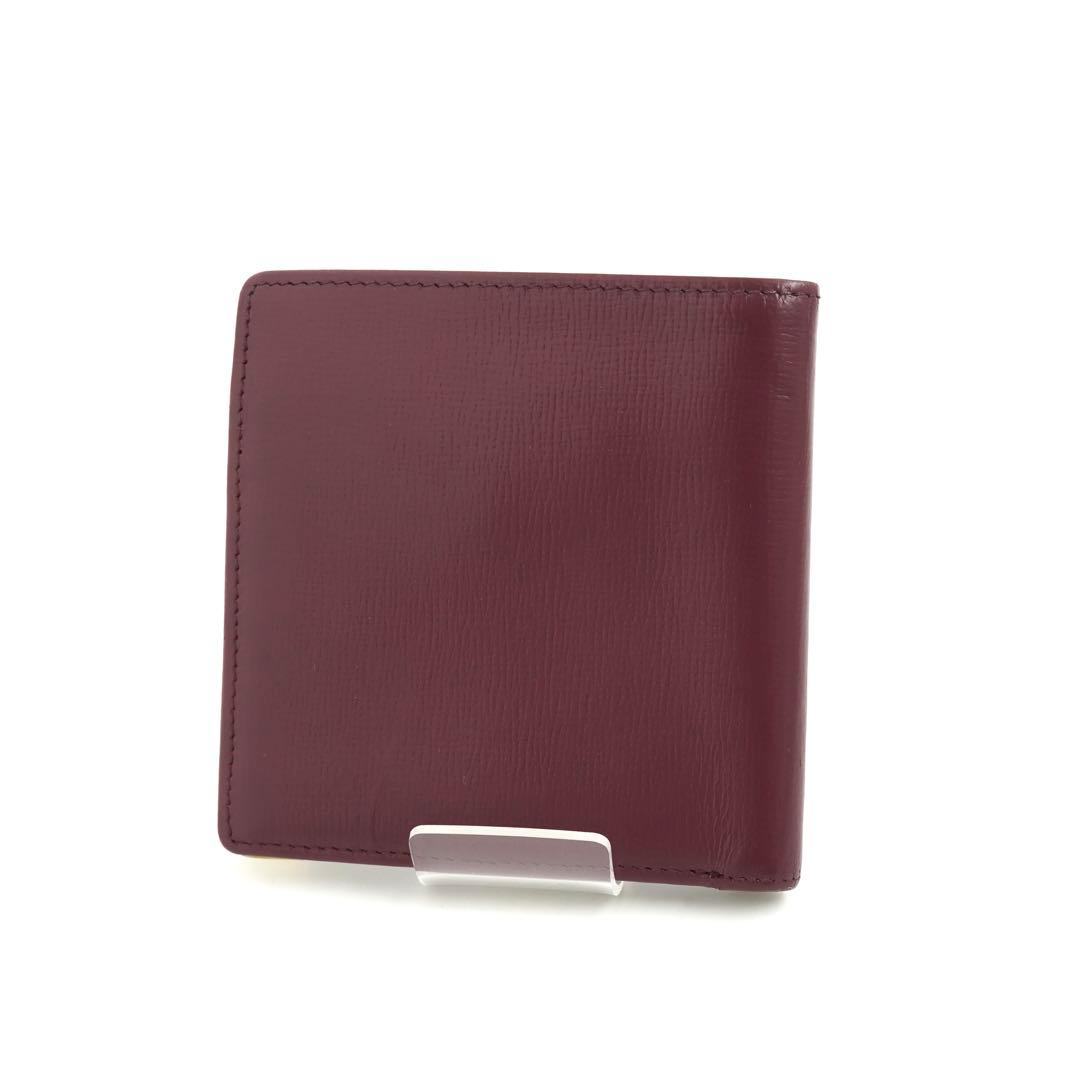 ✨極美品✨　Cartier ミニ財布　マストライン　ドゥーブルC 二つ折り　刻印