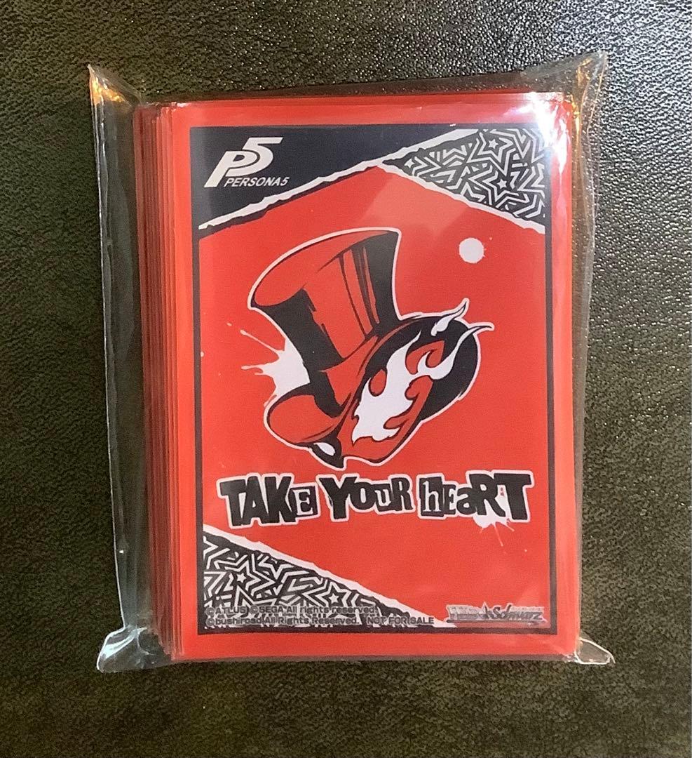 【未開封】ペルソナ5 予告状スリーブ　ヴァイスシュヴァルツ金銀キャンペーン