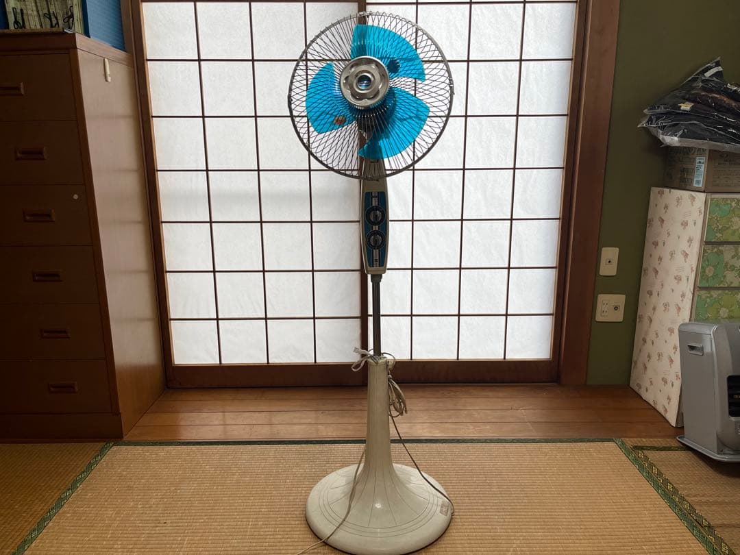 National ナショナル レトロ 扇風機 F-30V1M 伸縮可能 店舗にも