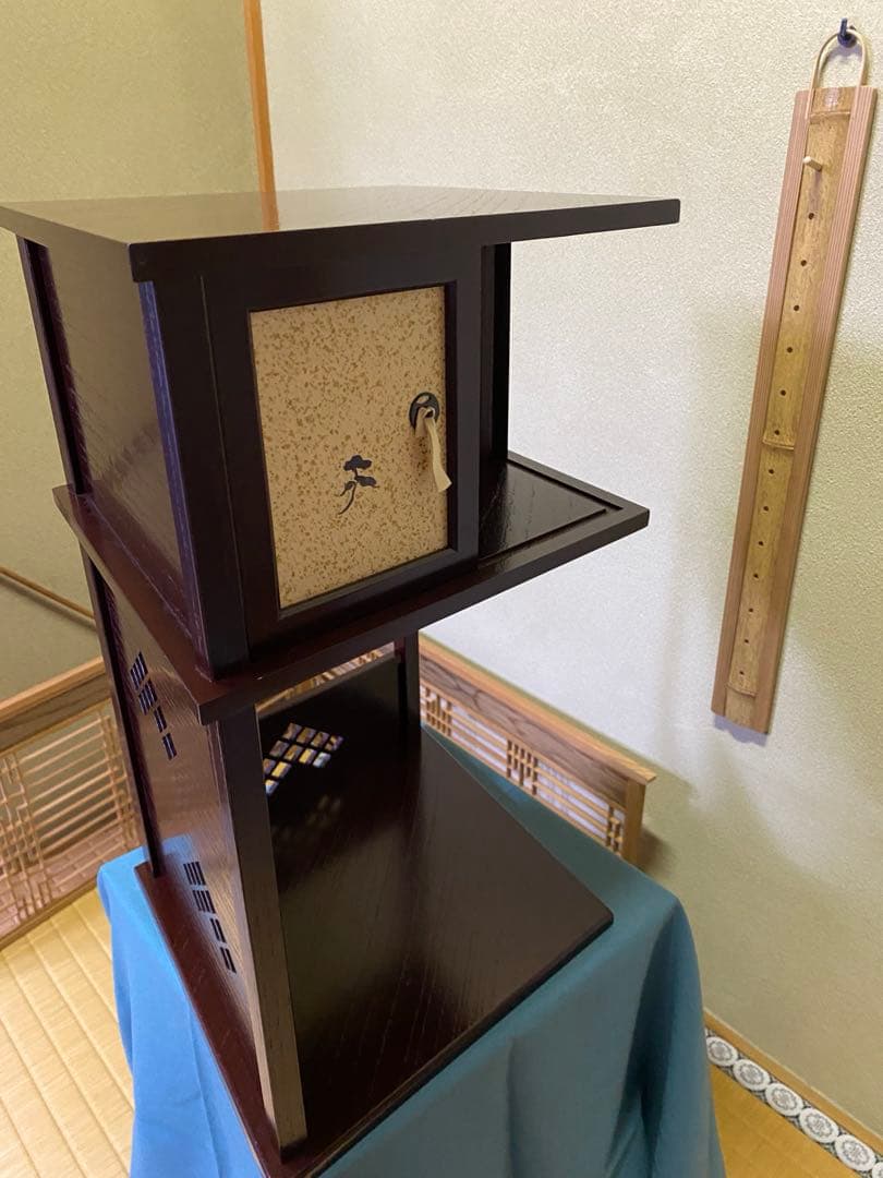 《歳末特価》茶道具/徒然棚　淡々斎好写　中村宗悦作　組立式