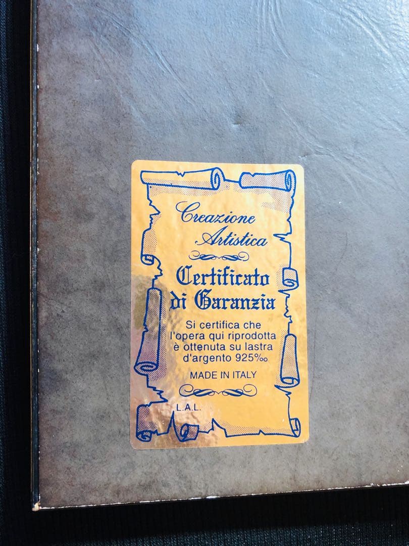 マリア額絵 ★ 純銀製 ★ クラシックアート イタリアにて購入