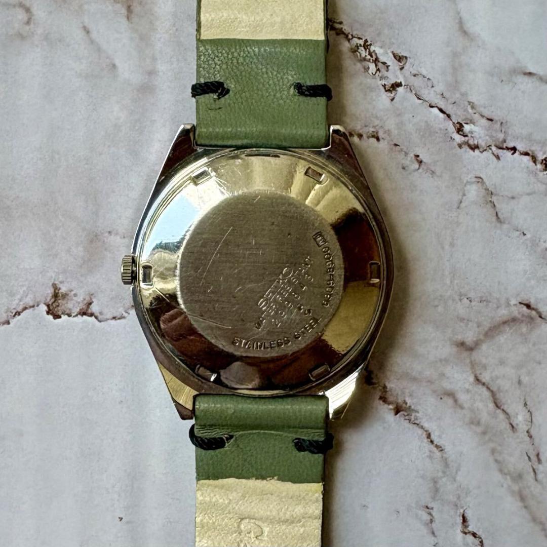 セイコー5★オーバホール済★デイデイト★自動巻★ヴィンテージ70S★グリーン